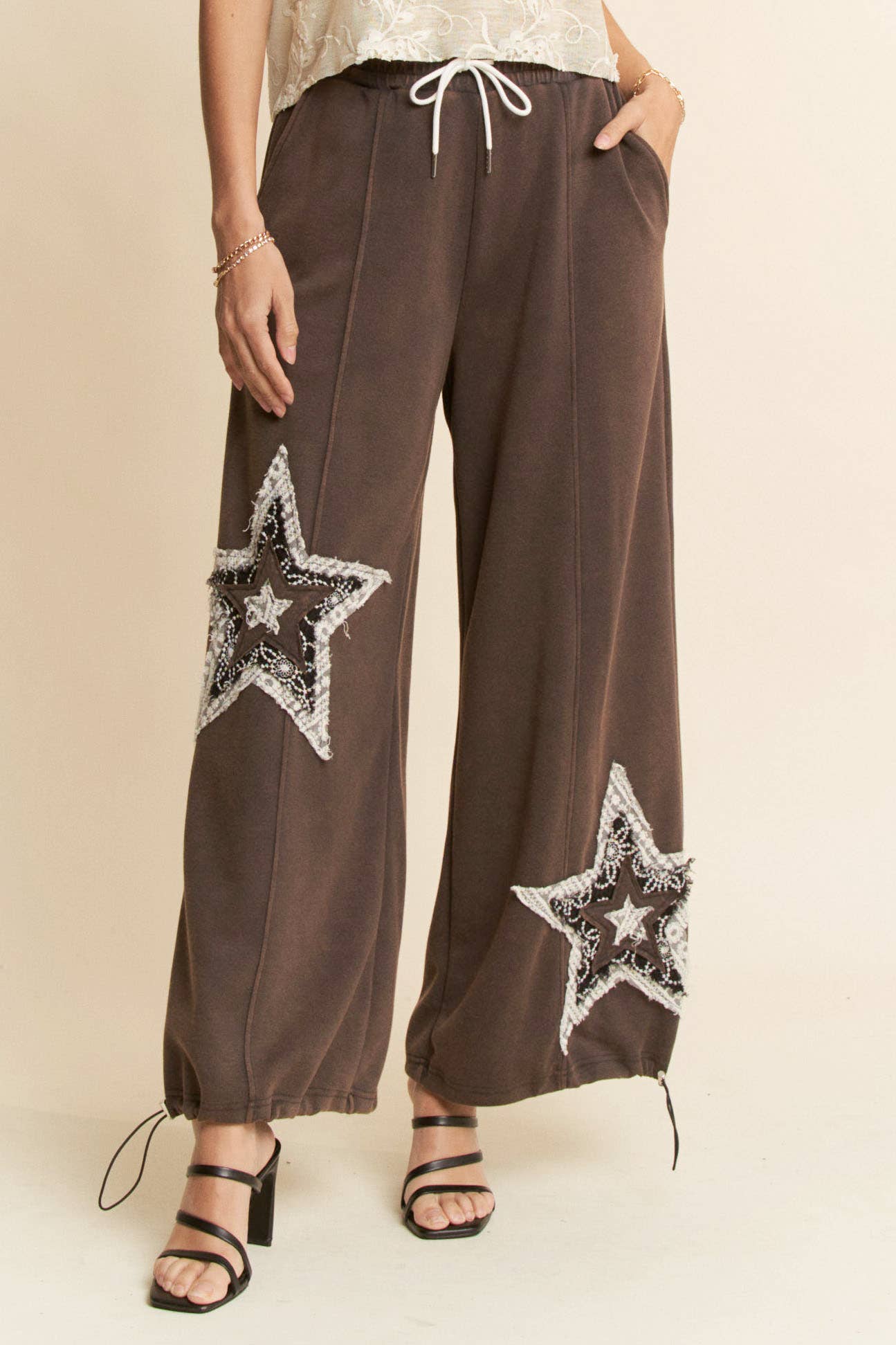 Brown Star Pants