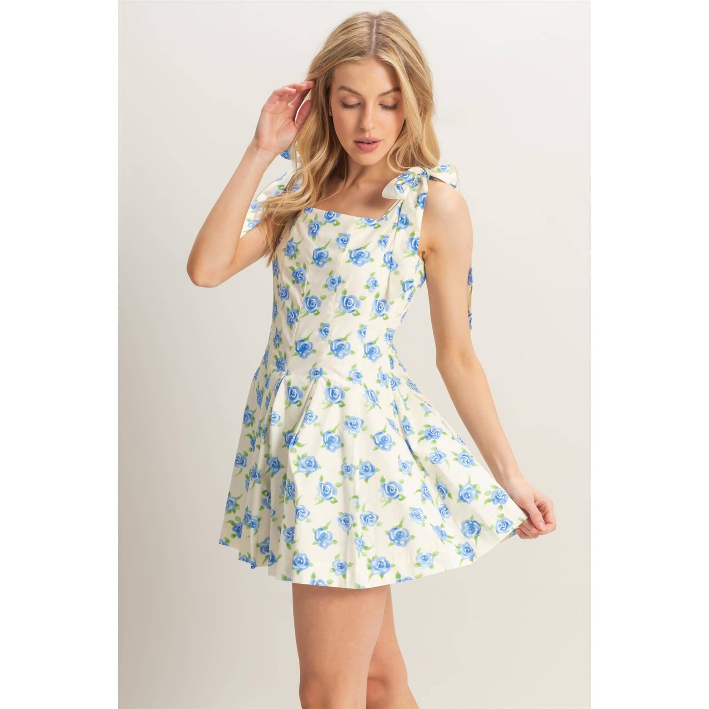 Blue Fields Romper
