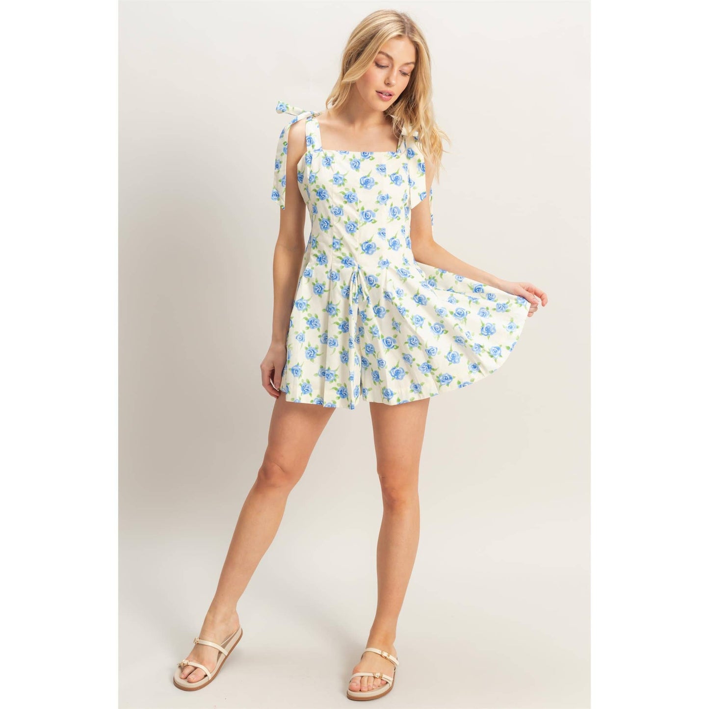 Blue Fields Romper