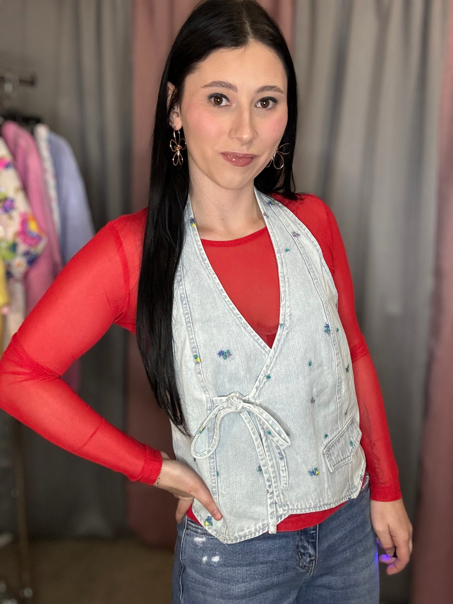 Denim Flowers