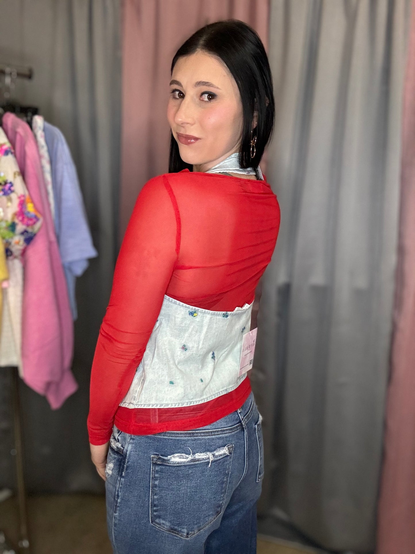 Denim Flowers