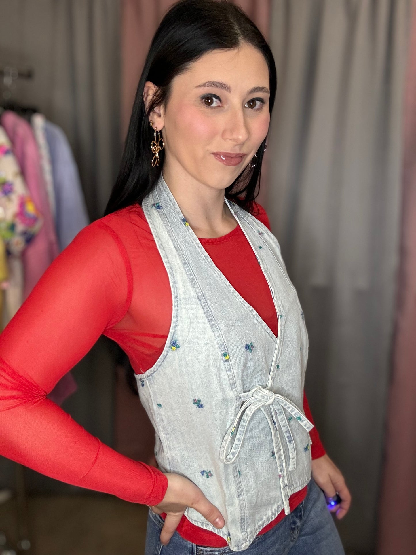 Denim Flowers