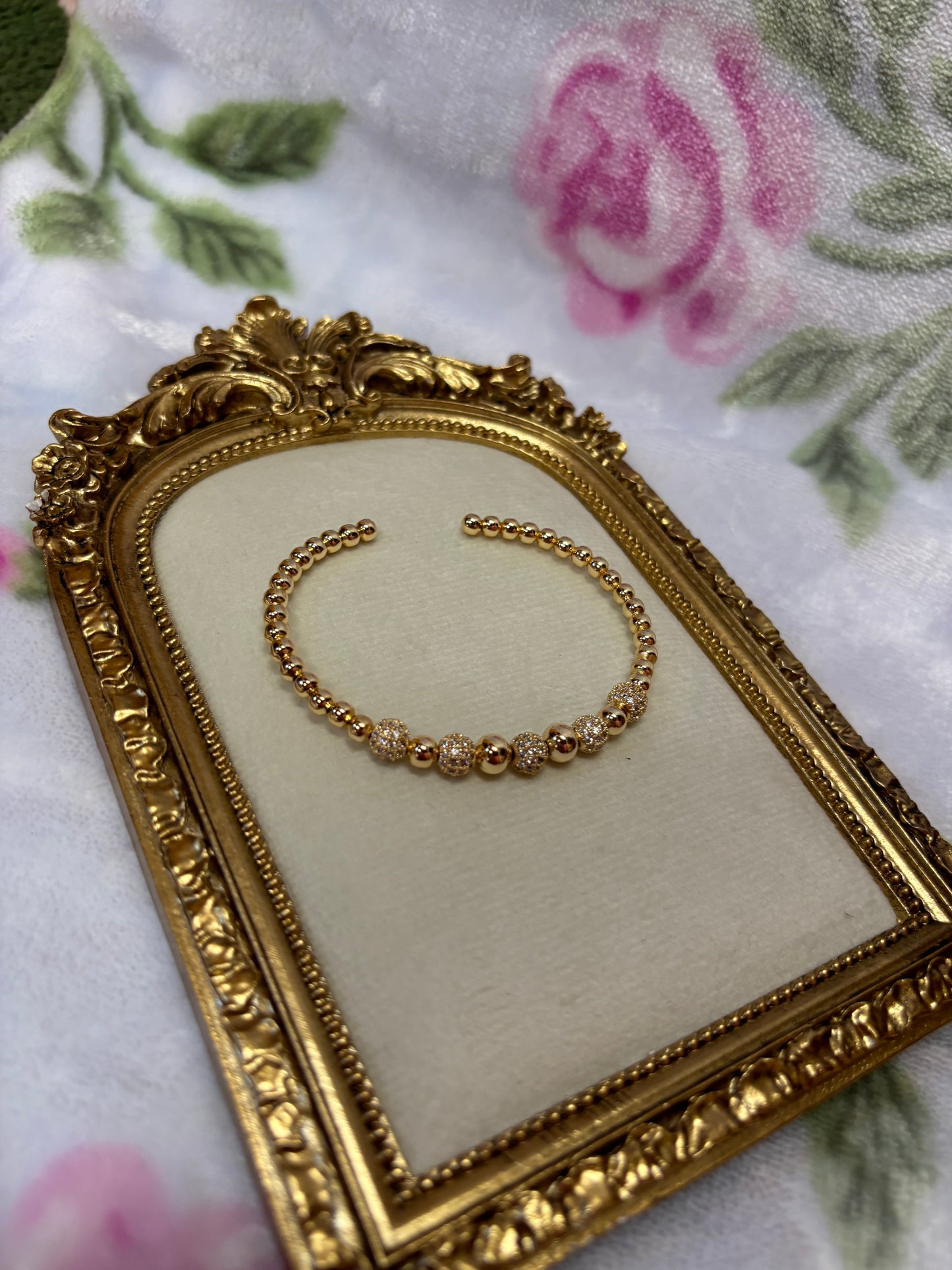 Gold Disco Bangle