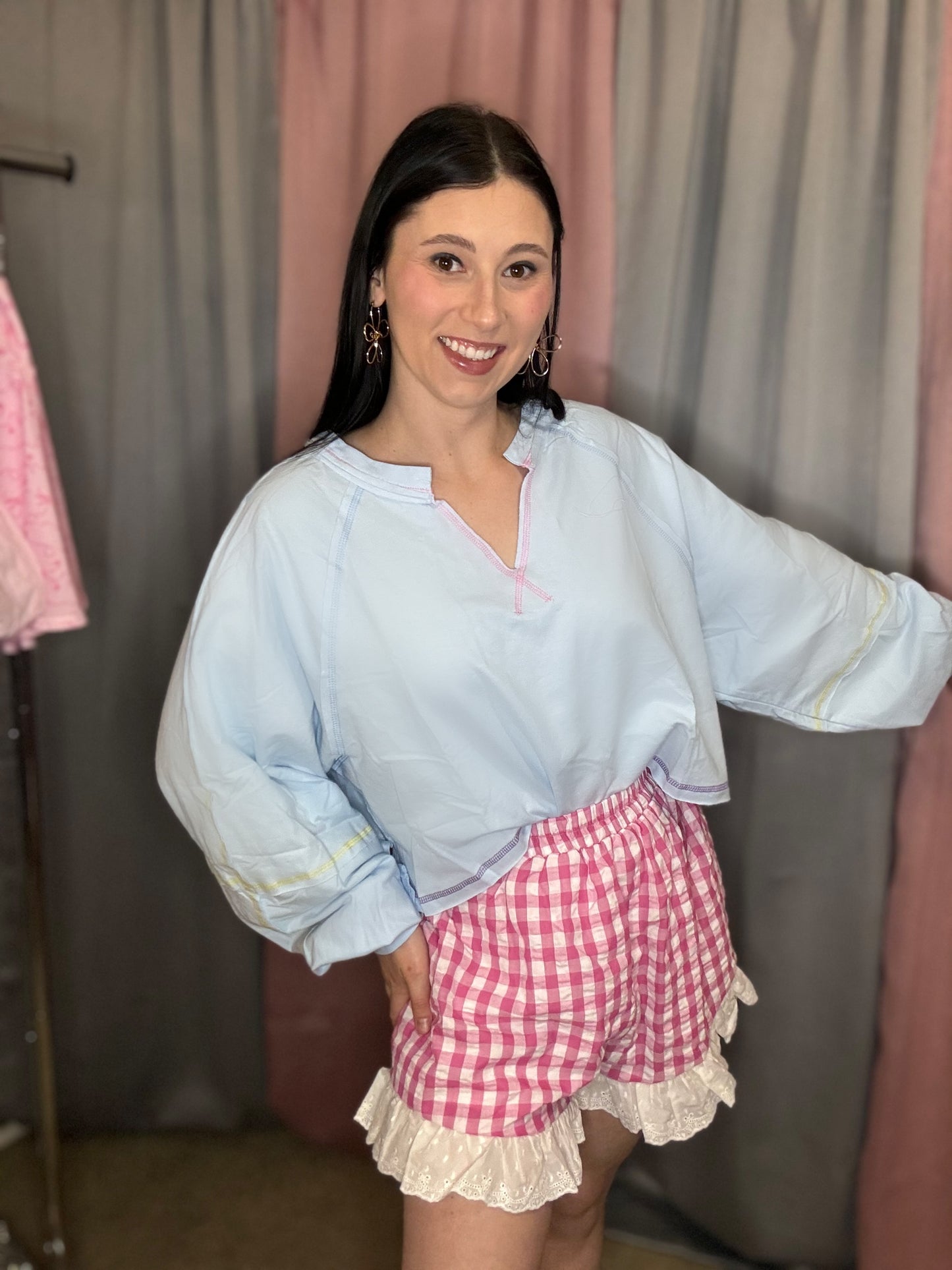 Sadie Blue Top