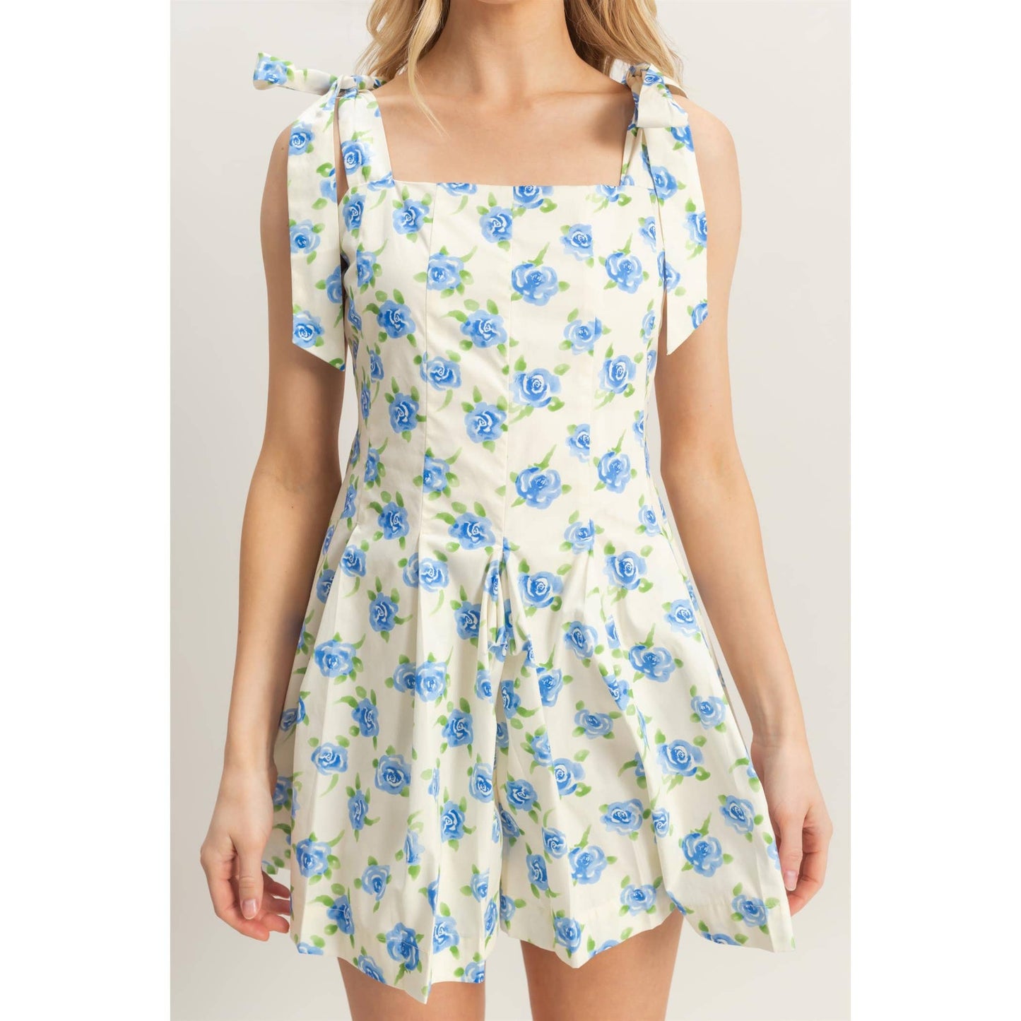 Blue Fields Romper