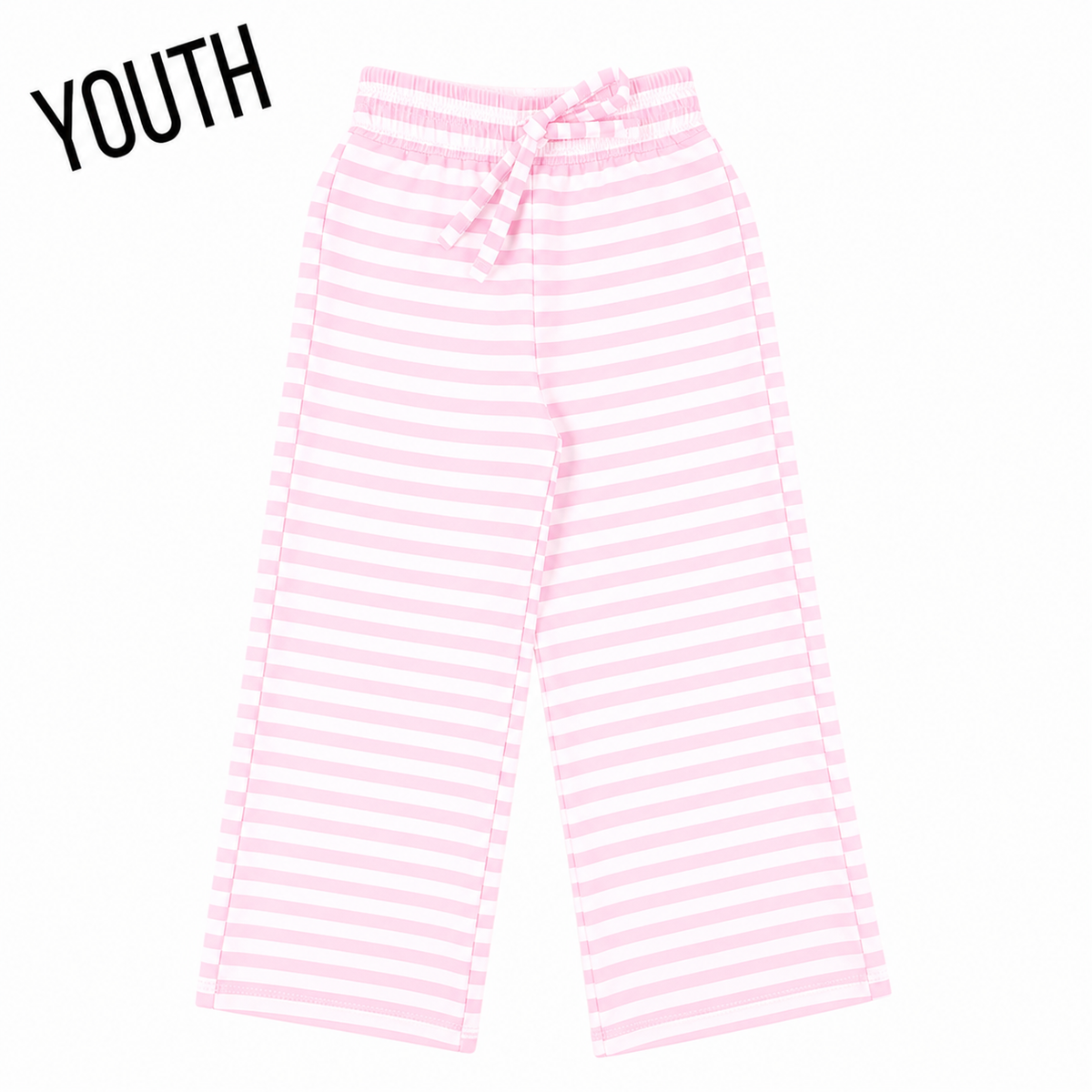 Yth Stripe Pants- Light Pink