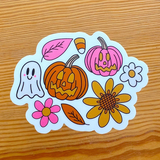 Spooky Doodle Sticker