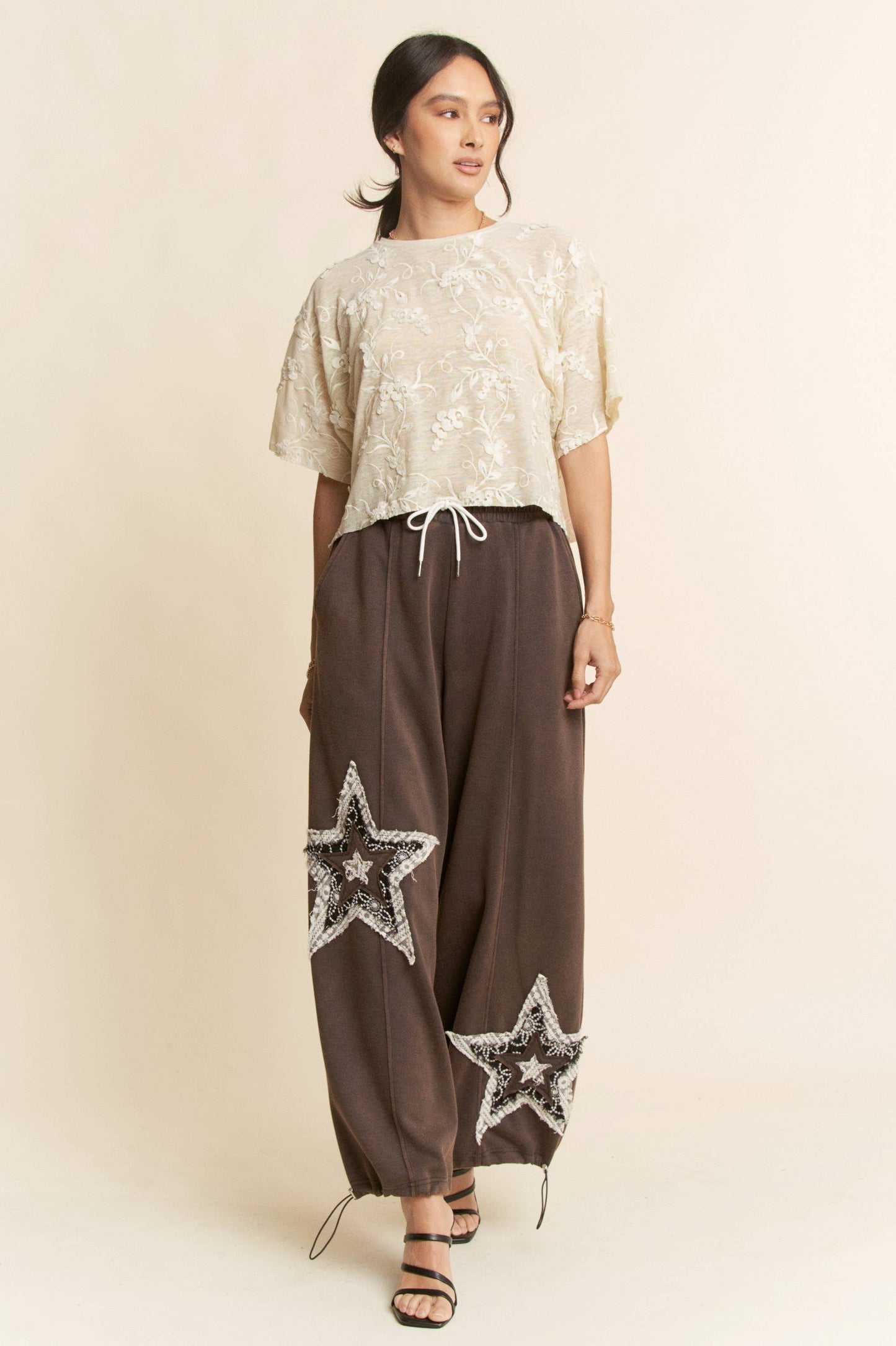Brown Star Pants