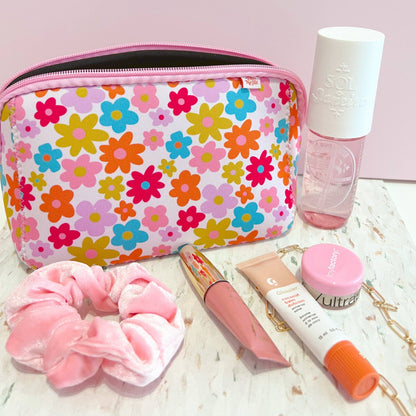 Cosmetic Bag - Retro Florals