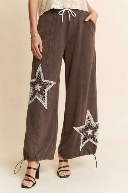 Brown Star Pants