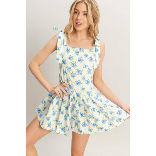 Blue Fields Romper