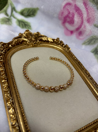 Gold Disco Bangle