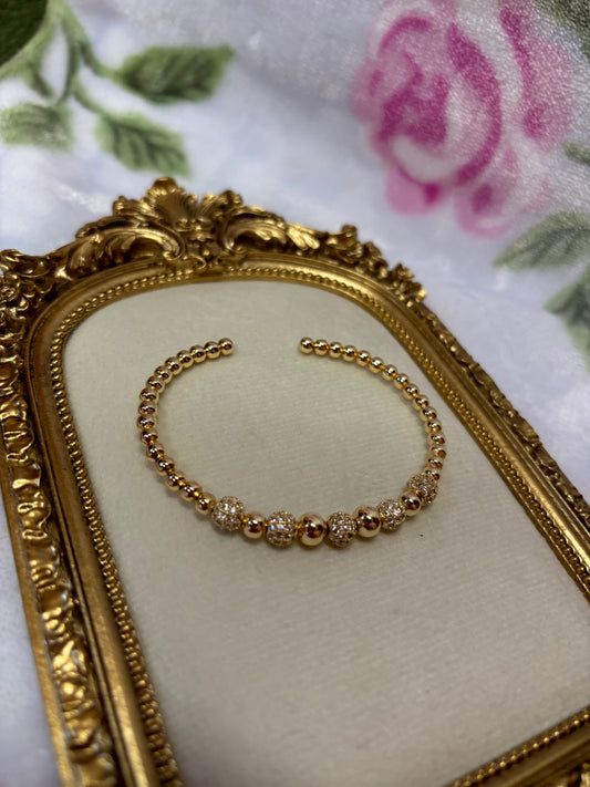 Gold Disco Bangle