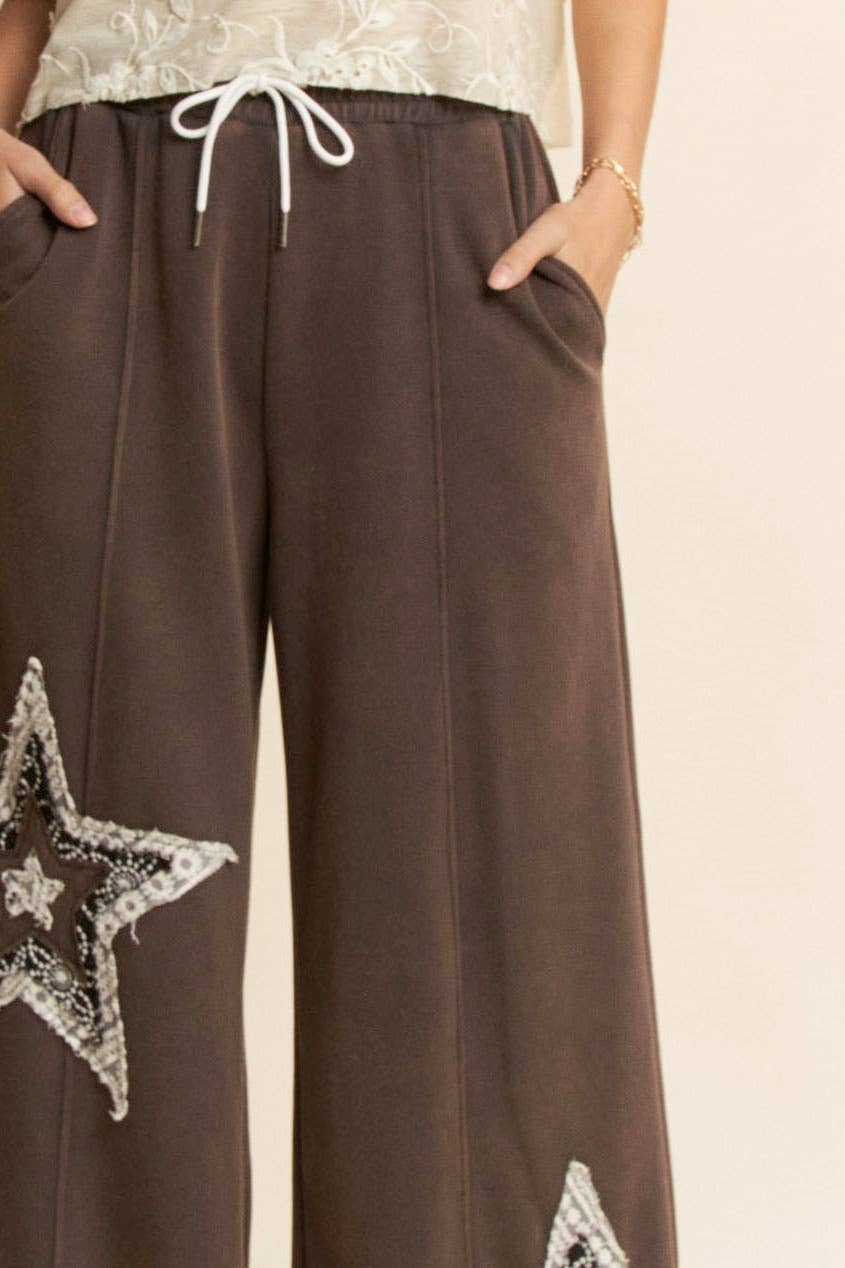 Brown Star Pants