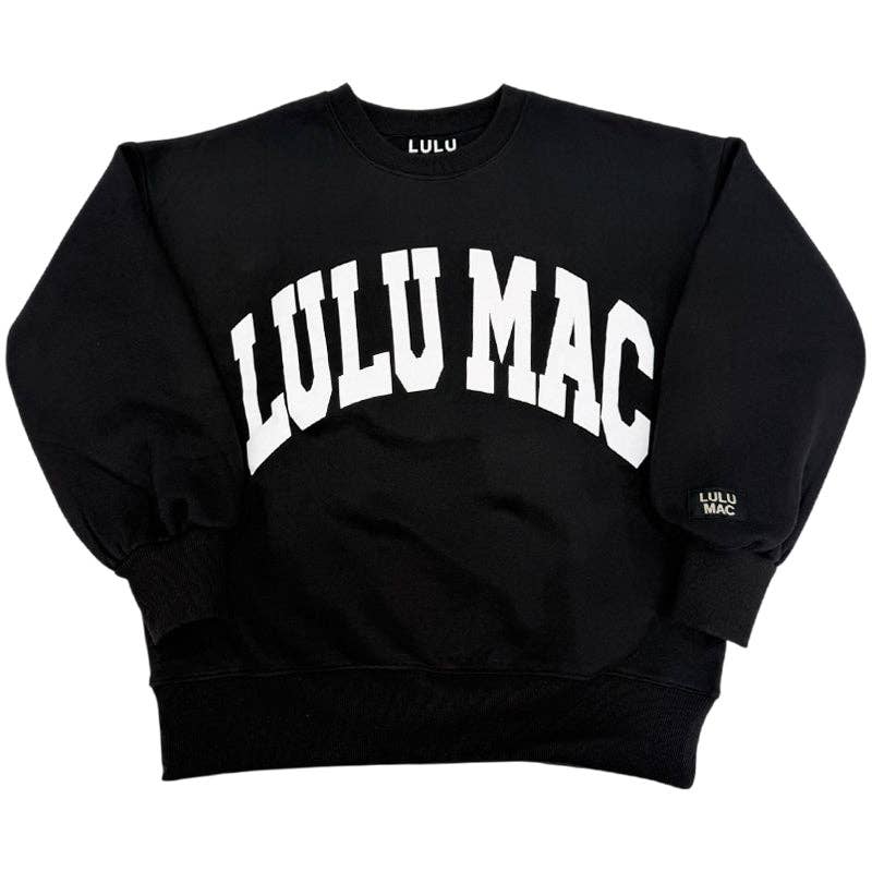 Lulu Mac Sweatshirt Black/White - Puff: