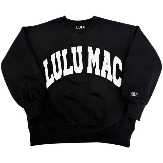 Lulu Mac Sweatshirt Black/White - Puff: