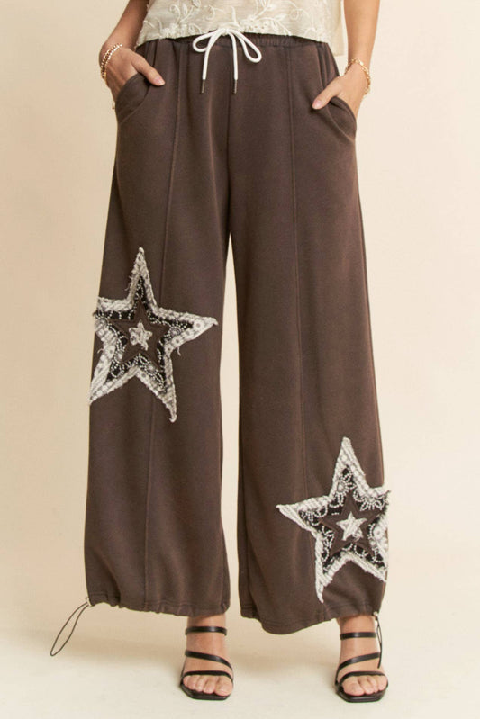 Brown Star Pants