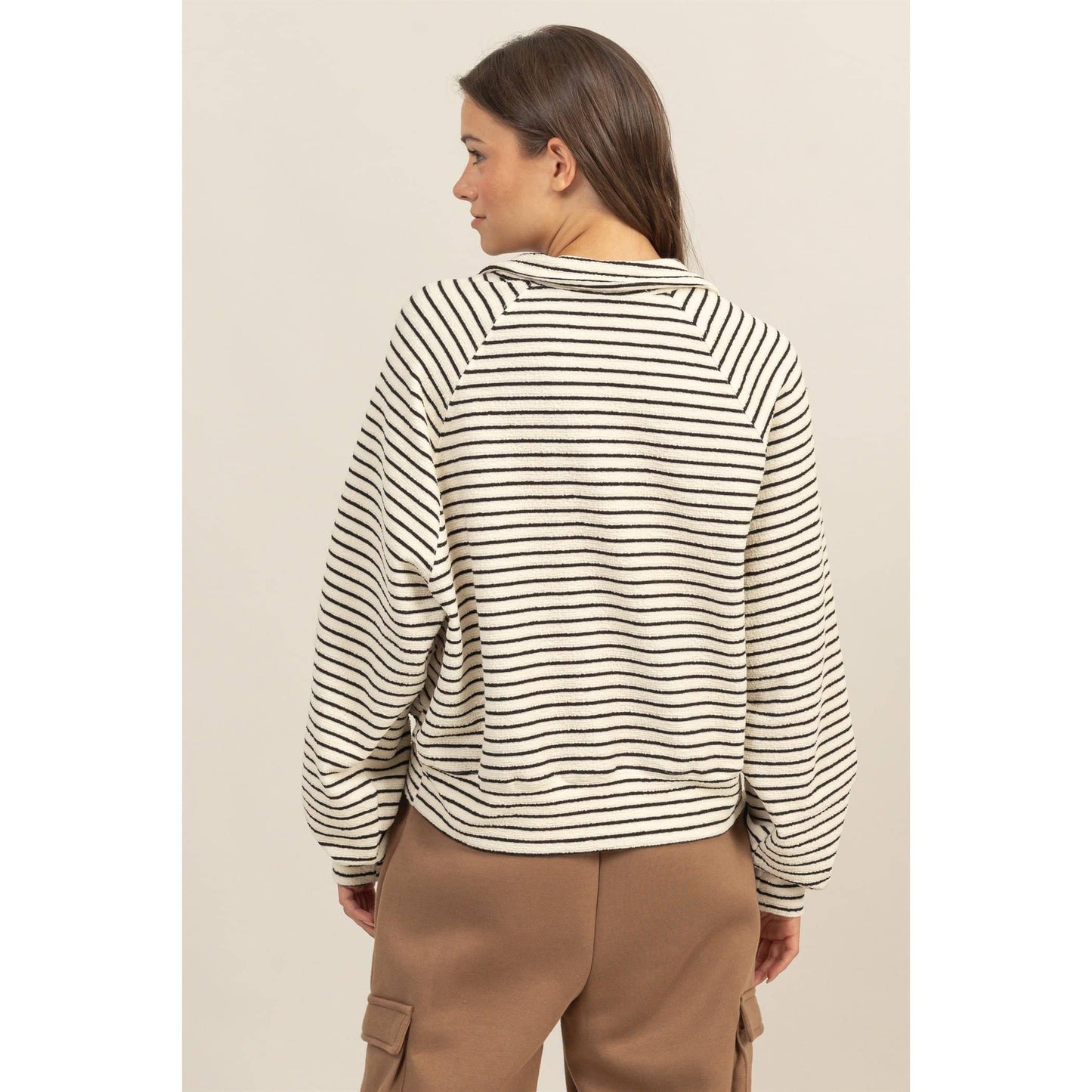 Stripped Knit Pullover