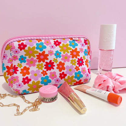 Cosmetic Bag - Retro Florals