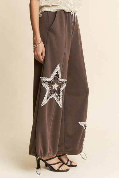Brown Star Pants