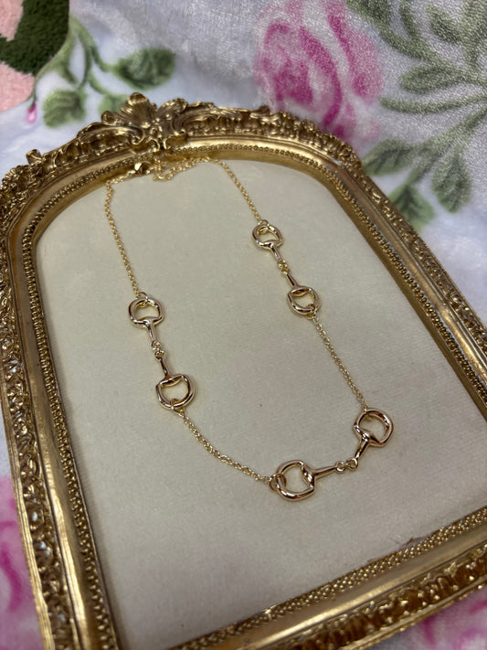 Gold Bit Necklace