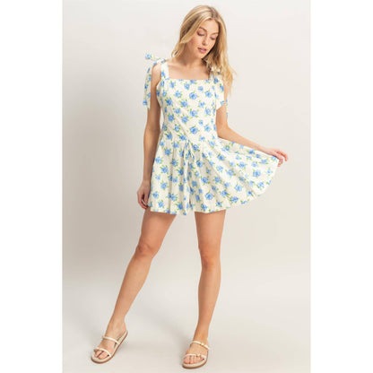 Blue Fields Romper
