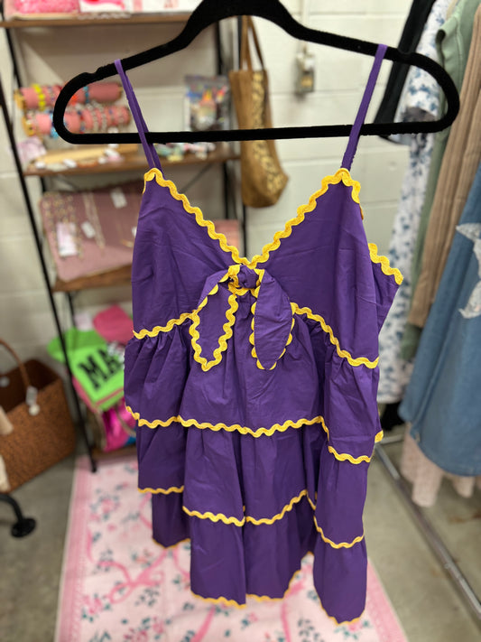 Tiger Ruffle Dress