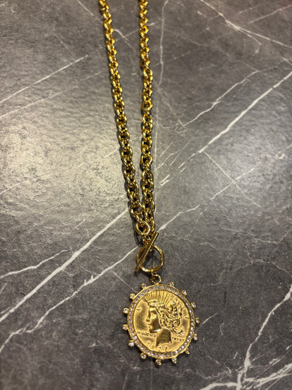 Gold Coin Necklace