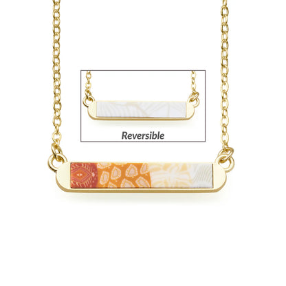 Jilzarah Sahara Reversible Mini Bar Necklace