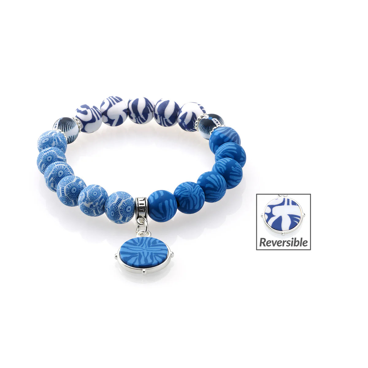 Jilzarah Santorini Color Block Charm Bracelet