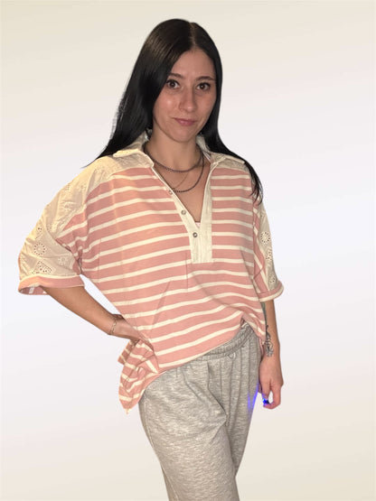 Olivia Stripe Top