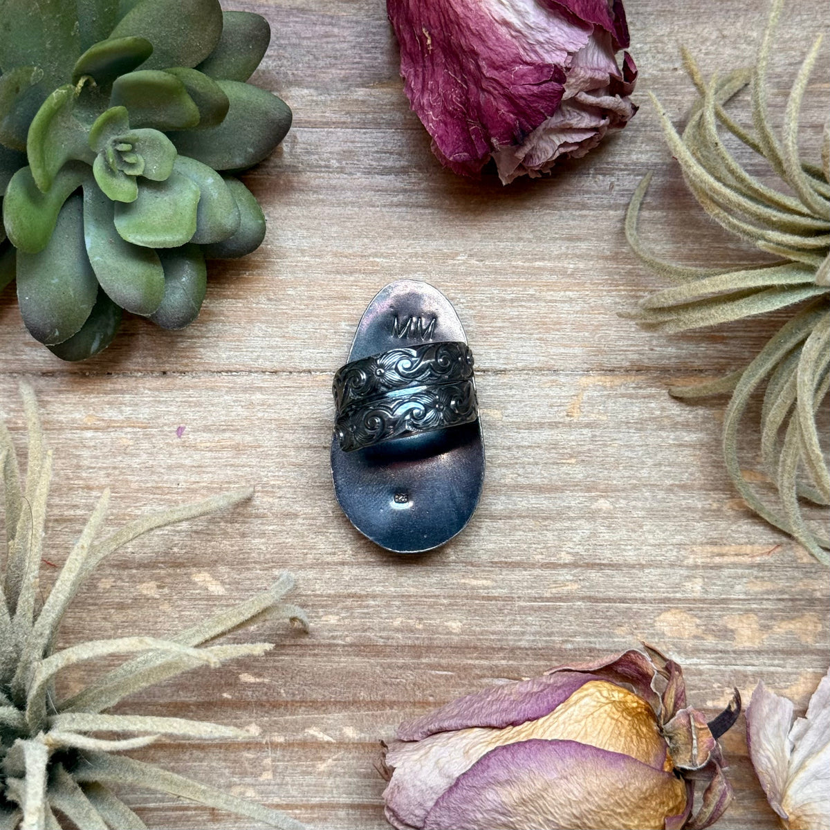 Sterling Silver Adjustable Turquoise Ring – Made by The Bijoux FAB