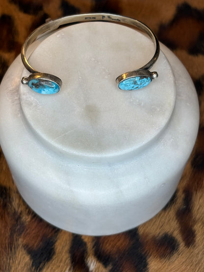 Tracy 2 Stone Sterling Cuff