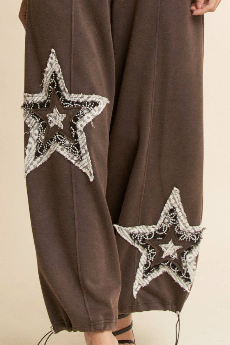 Brown Star Pants