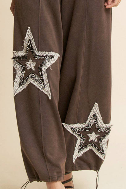 Brown Star Pants