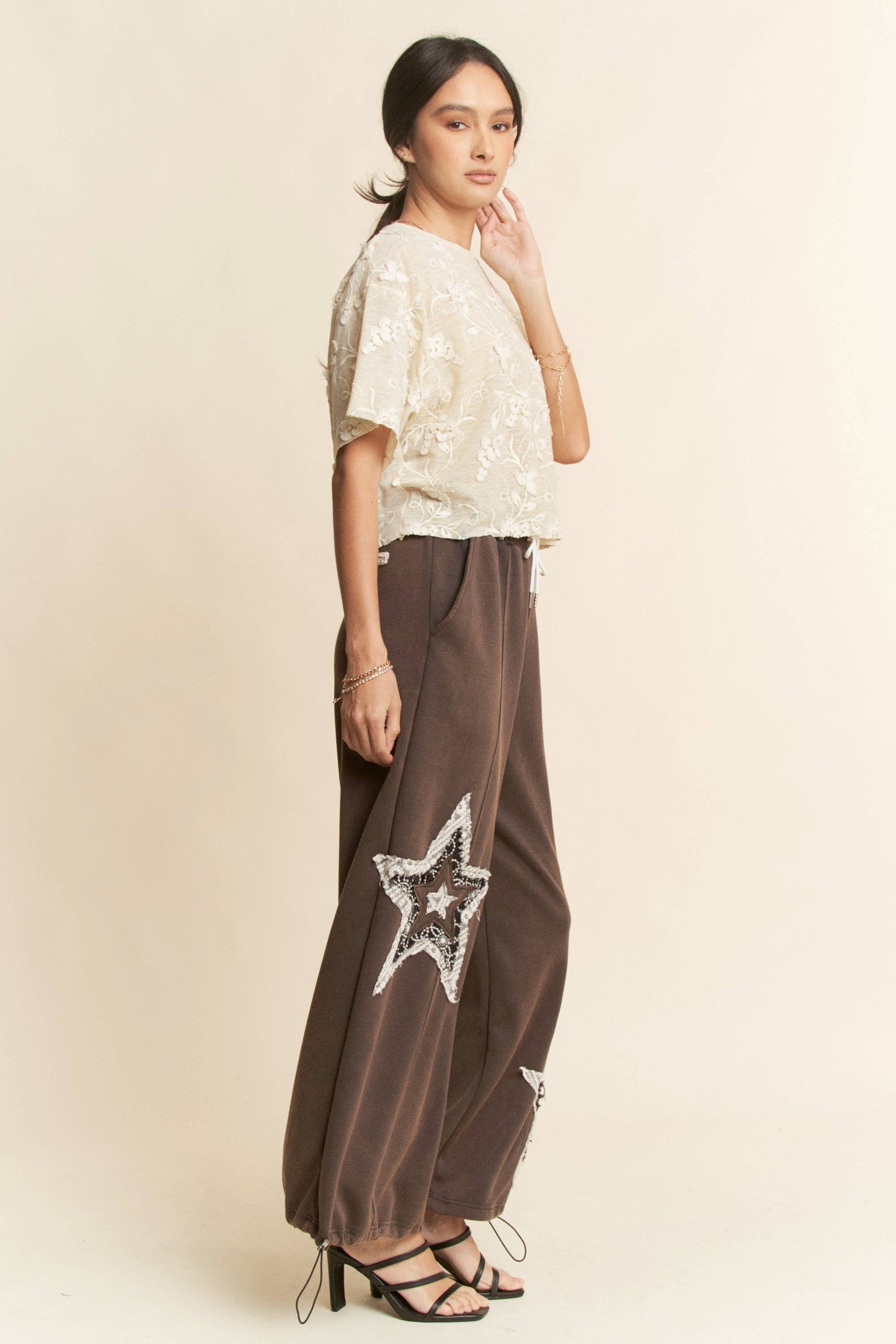 Brown Star Pants