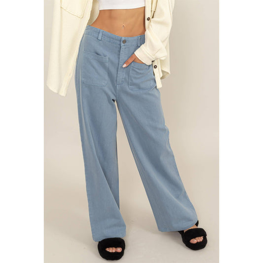 High-Waist Wide-Leg Pants